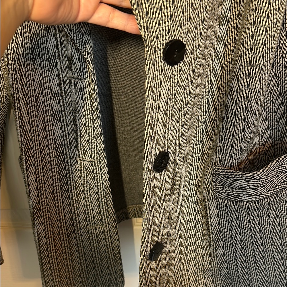 Weekenders Women's Gray Patterned Jacket - image 4